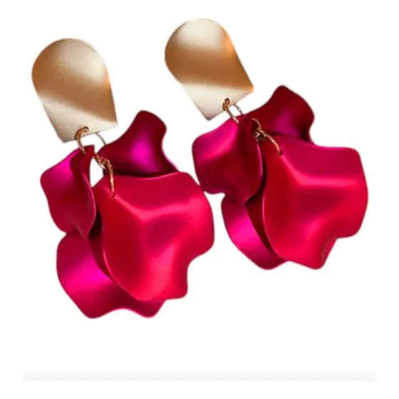Aros Macarena Rojo