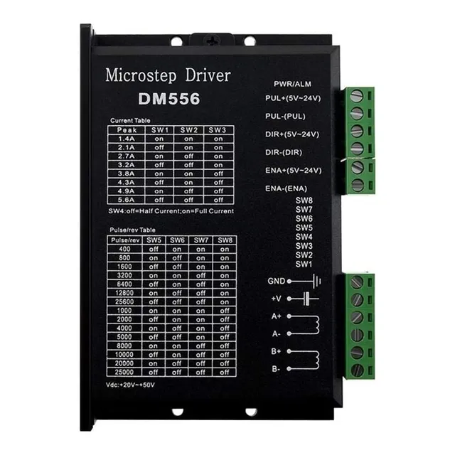 Driver Dm556 Para Motor De Passo Nema 23 5.6a