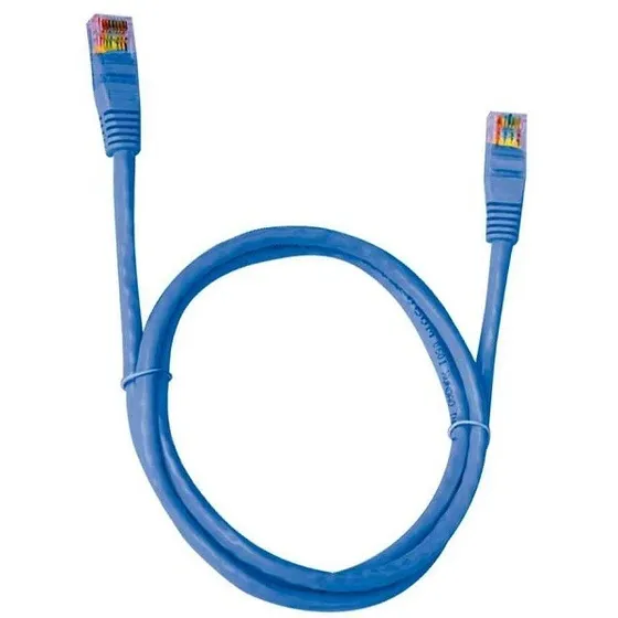 Cabo De Rede Cat5 1.5m Azul Ultra Velocidade 1,5 Metros Rj45