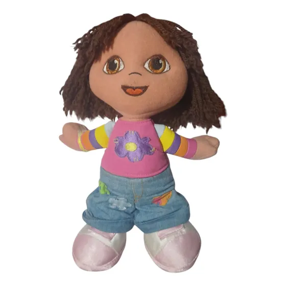 Muñeca De Tela Dora La Exploradora Peluche Suave