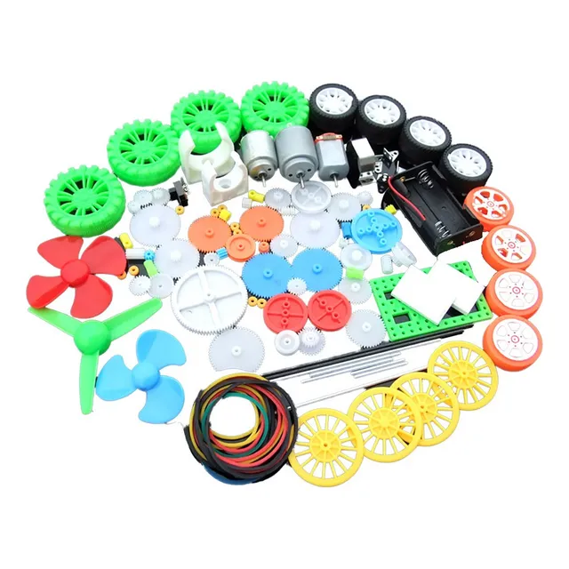 Para Kit De Motor Dc 112pcs Mini Engrenagens Elétricas De