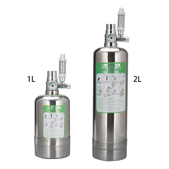 Tanque Reactor De Co2 Acero Inoxidable 2lt