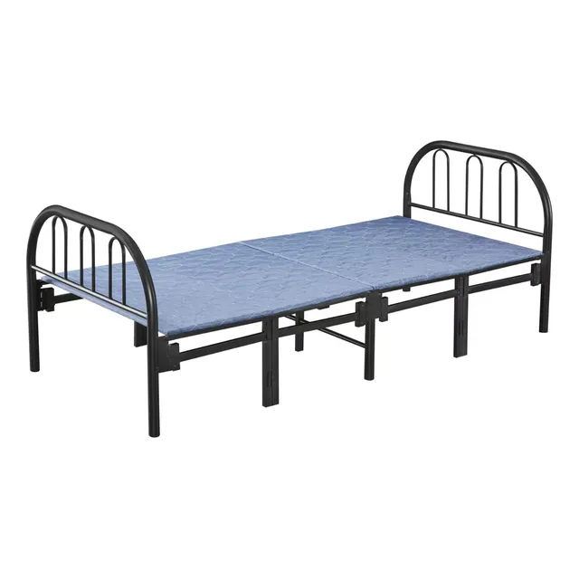 Catre Plegable Base Metálica Reforzada C/colchoneta 5cm 1 Px