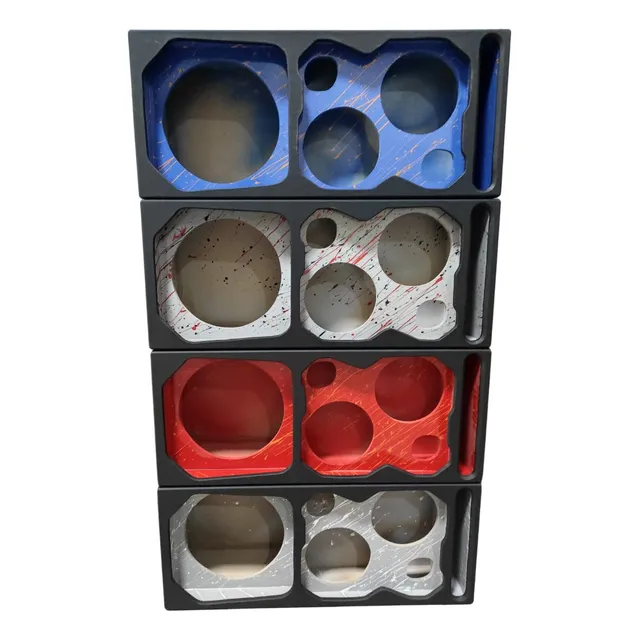 Caja Acustica Columna Para Sonido Medios 8 Bajo 12 Pul