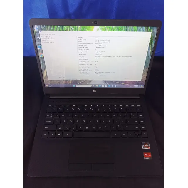 Notebook 14-dk1031dx 14  8gb De Ram - 1tb Hdd - Amd Ryzen 3 Negro