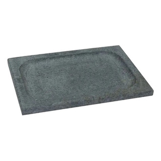 Prato/bandeja Retangular Pedra SabĂŁo 20x15cm Prato/bandeja Retangular Pedra SabĂŁo 20x15cm