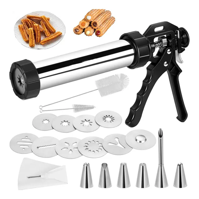 Máquina Para Churros Tradicionales Y Rellenos-6 Boquillas