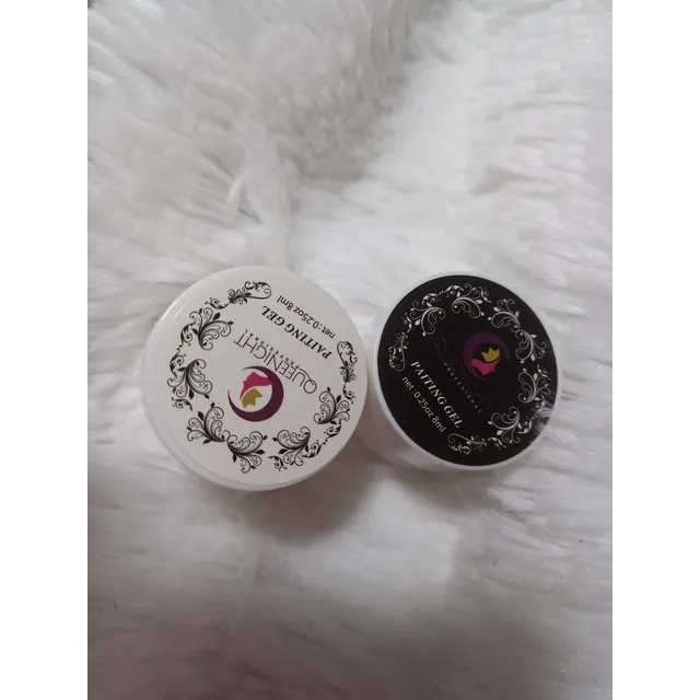 Painting Gel Para Uñas Blanco Y Negro 2 Unidades