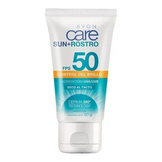 Avon Care Sun Rostro Protector Solar Control Brillo Fps 50