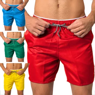 Kit 4 Shorts Masculino Bermuda Praia Liso Mauricinho Tactel Kit 4 Shorts Masculino Bermuda Praia Liso Mauricinho Tactel