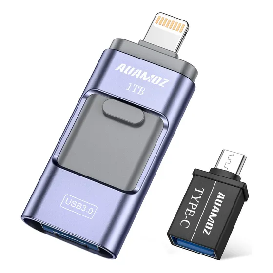 Memoria Usb Para iPhone 1 Tb Auamoz Almacenamiento Externo