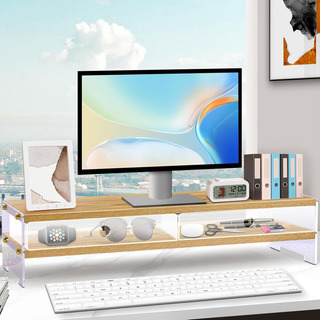 Cajón De Monitor Para Escritorio, Soporte De Monitor De Comp Cajón De Monitor Para Escritorio, Soporte De Monitor De Comp