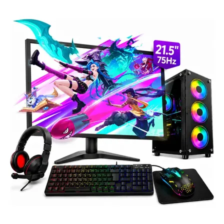 Pc Gamer Completo I5 Gpu Rx580 Ssd 256gb 16gb Tpm 2.0 Win11 256 Gb 16 Gb