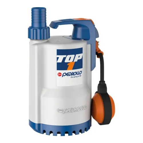 Bomba Sumergible De Paso De Sólidos Pedrollo Top1, 220 V, 10 Mm, 1/3 Hp