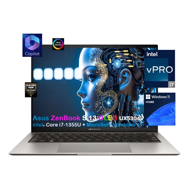Asus Zenbook S 13 Ux5304v Core I7-1355u 16gb 1tb 13.3 Oled Gris Basalto (Reacondicionado)