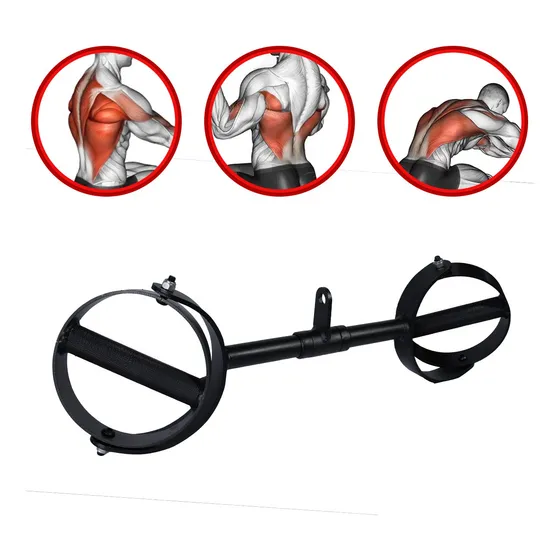 Puxador Rotativo Pulley Preto Com Giro
