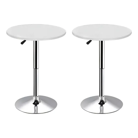 Pack X2 Mesa Bar Altura Ajustable 60x93cm Mesa De Bar