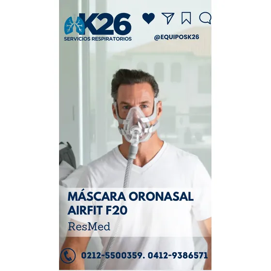 Máscara Para Cpap-bipap Airfit F20