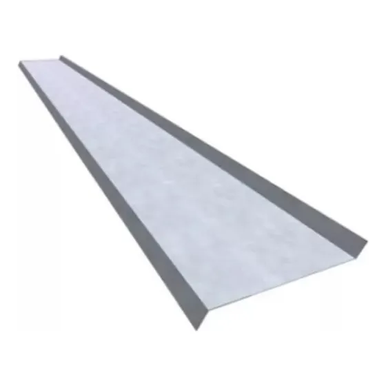 Babeta Lateral Galvanizada De 3 Metros X 24.5cm Calibre 26