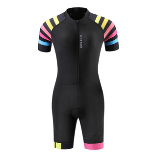 Traje De Triatlón Para Mujer Manga Corta Conjunto De Mtb Traje De Triatlón Para Mujer Manga Corta Conjunto De Mtb
