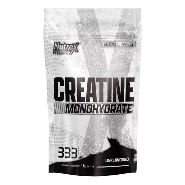 Creatina Monohidratada Pura 1kg Refil - Nutrex Sabor Sem Sabor