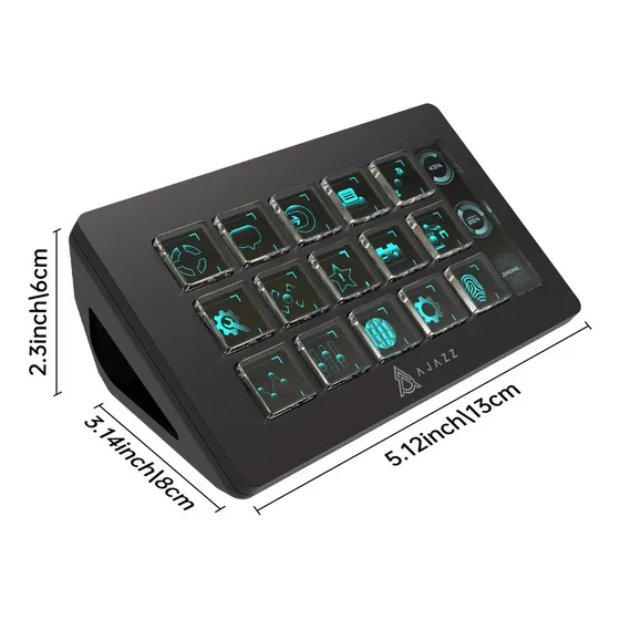Mini Teclado Ajazz Akp153e, Teclado Personalizado Programáve