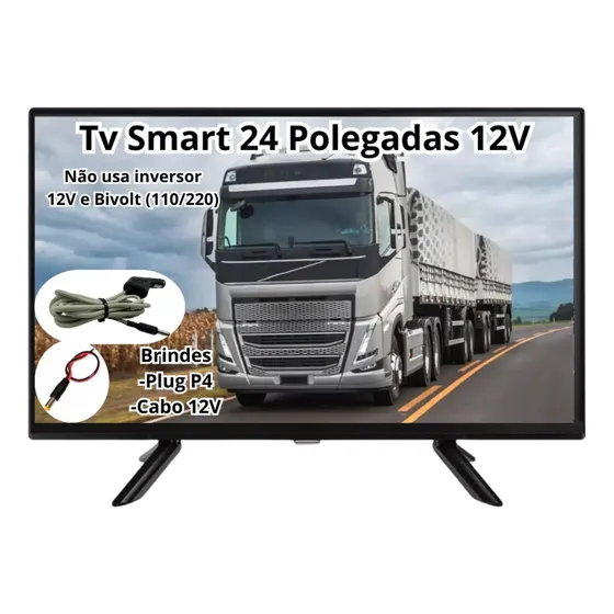 Tv Televisor Digital Smart Barco Caminhao Onibus Iate 12volt