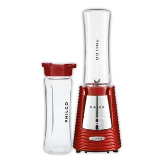 Liquidificador Fit Retro Vermelho 600ml 300w Philco Liquidificador Fit Retro Vermelho 600ml 300w Philco