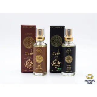 Kit 2 Perfume Árabe Asad E Asad Bourbon 15ml Masculino Edp