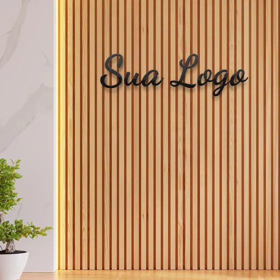 Logo Acrílico Personalizada Sua Logomarca 90x60cm Letreiro