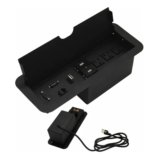 Multicontacto Usb Para Escritorio Mesa De Juntas Escuelas
