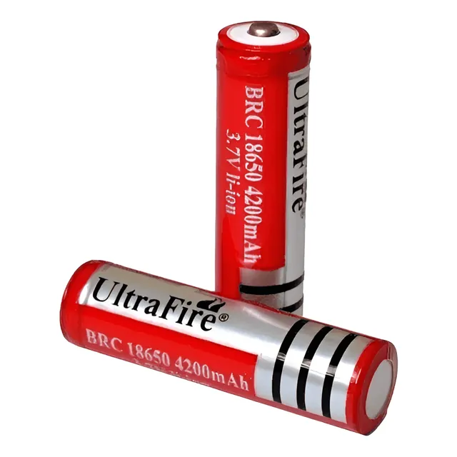 Pack 10 Pilas Batería Recargable Brc 18650 3.7v 4200mah Li