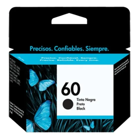 Cartucho De Tinta Hp Original 60 Negro
