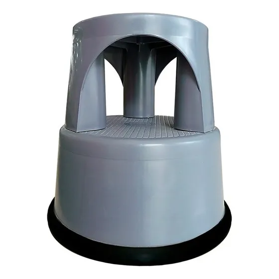 Escalera De Polipropileno Multipropósito De Marco Multiuso Gris