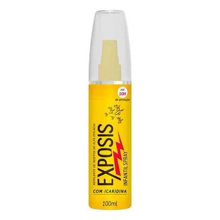 Repelente Infantil Exposis Gel com Icaridina Spray 100ml