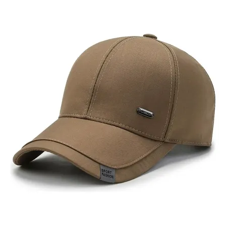 Boné Baseball Ajustável Masculino Adulto Cáqui One Size