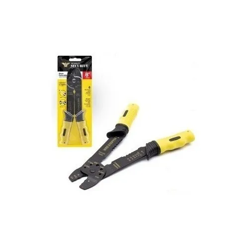 Pinza Alicate Pelacable 8 Pulgadas Security