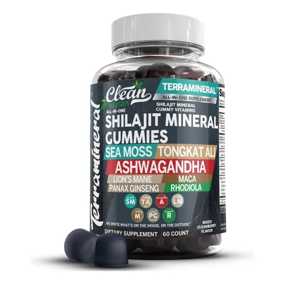Suplemento Gomitas Terraminerales Ashwagandha Maca Lion Mane