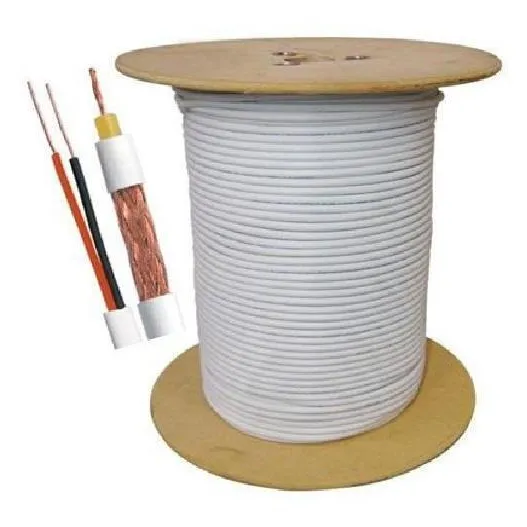 Cabo Coaxial Flexível 300m 85% Malha Rf4mm Bipolar