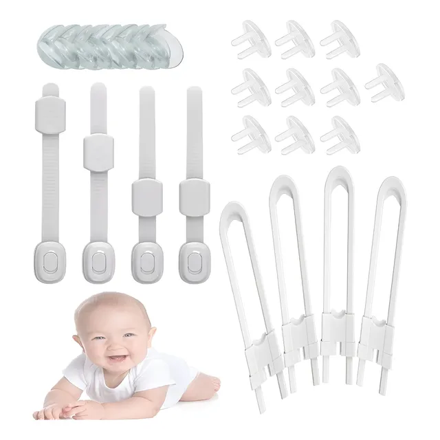 Kit Seguridad Prueba Bebe Casa X 30 Protección Ajustable