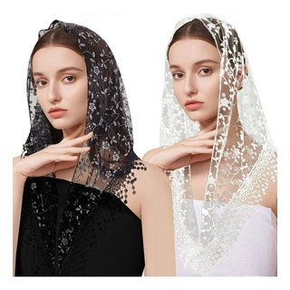2 Velos For La Iglesia Católica, Velo Cristiano Chapel Veil 2 Velos For La Iglesia Católica, Velo Cristiano Chapel Veil