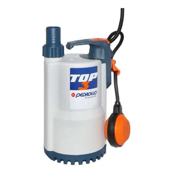 Electrobomba 0.70 Hp Sumergible Para Drenaje Pedrollo Top 3
