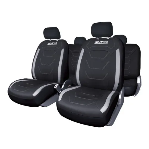 Fundas Cubreasiento Sparco Universal Negro Poliester 406- Sp