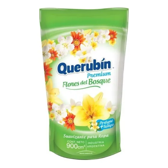 Suavizante P/ropa Querubín Flores Del Bosque 900ml X12u