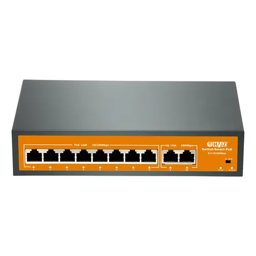 Switch 8x 10/100/1000m Poe + 2x 1000lx Monomodo 20km 1 Fibra