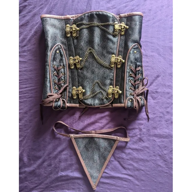 Corset Steampunk Nuevo Talla S