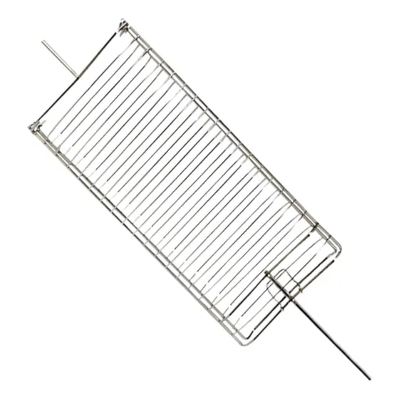 Grelha Para Peixes E Carnes Giratória/espeto Giratório