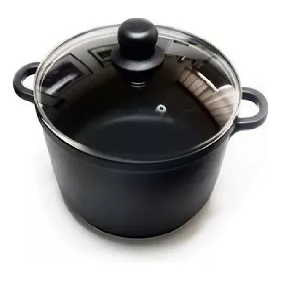 Calderos 28 Cm Teflon Y Tapa D Vidrio - 740008