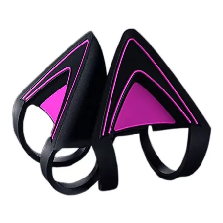 Kitty Ears Orejas Para Auriculares Razer Kraken Neon Purple