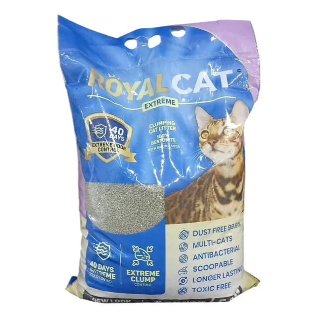 Arena Para Gatos 100% Bentonita De Sodio 5 Kg